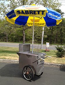 SABRETT HOT DOG TABLE TOP CART NEW FROM AUTH DEALER 